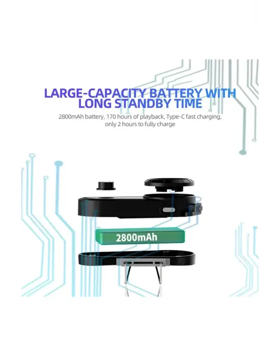 A30 Motosiklet Kask Kulaklık Intercom Işıklı 2 Eşleşme Özellikli