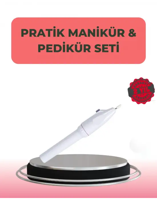 Abs Gövdeli Sessiz Tırnak Matkap Seti – Ayarlanabilir Hız Ve Uzun Ömürlü Kullanım