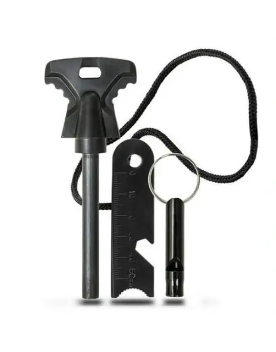 Acil Durum Magnezyum Çakmaktaşı Hayatta Kalma Kiti