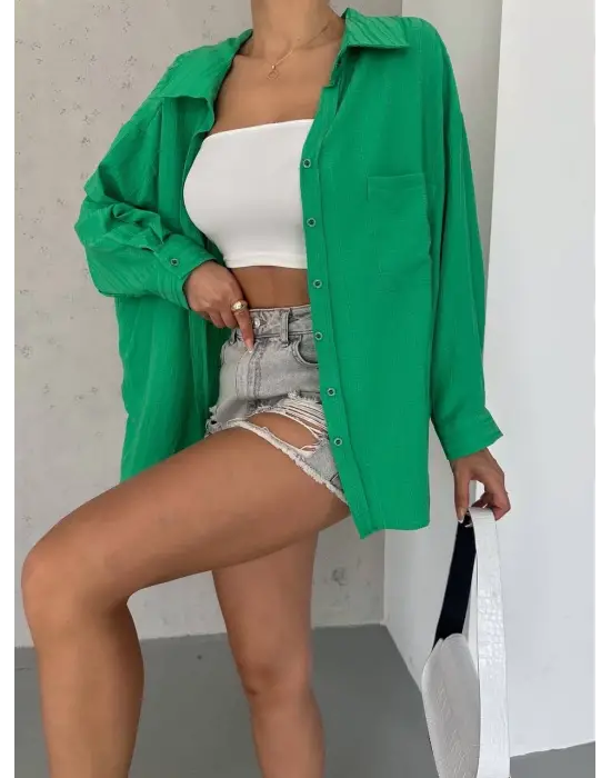 Minimal Oversize Gömlek