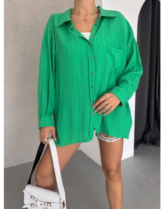 Minimal Oversize Gömlek