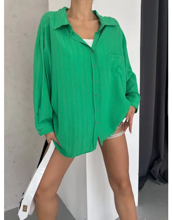 Minimal Oversize Gömlek