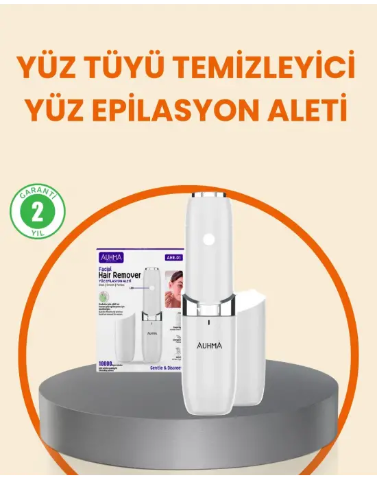 Ağrısız Yüz Tüy Temizleme Aleti Kompakt Ve Sessiz Tasarım