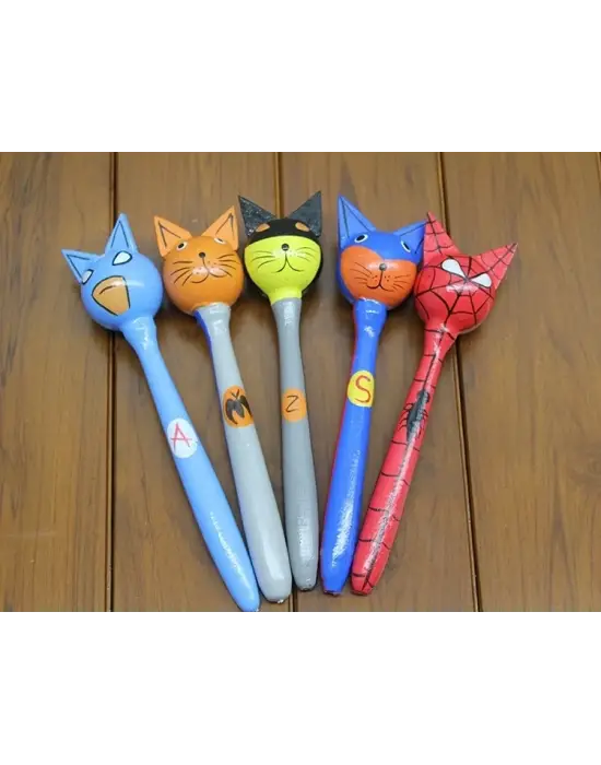 Ahşap 5li Marakas Seti Polos:12