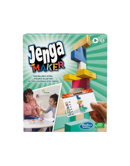 Omarı Eğlenceli Ahşap Bloklar Oyunu +8 Yaş için Yaratıcı Oyun Seti