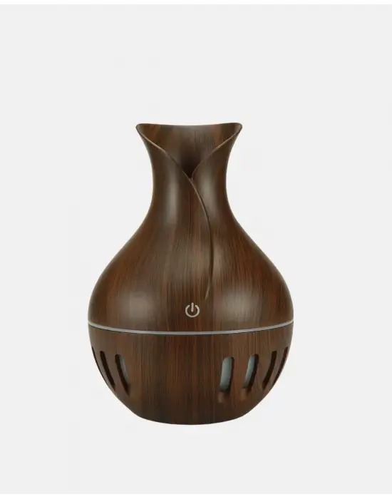 Ahşap Desenli 130 Ml Aromaterapi Difüzör Sessiz Ve Usb Bağlantılı