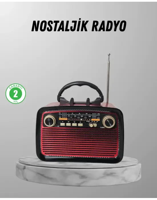 Ahşap Dokulu Bluetooth Müzik Kutusu – Vintage Led Tasarımıyla Modern Ses Deneyimi