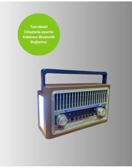 Ahşap Görünümlü Masaüstü Bluetooth Cihaz