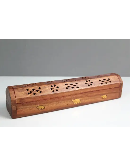 Ahşap Maun Tabut Tütsülük Model 1