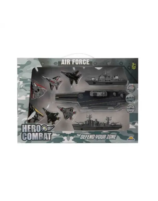 Air Force Fırlatma Rampalı Askeri Uçak Gemisi Seti - T064