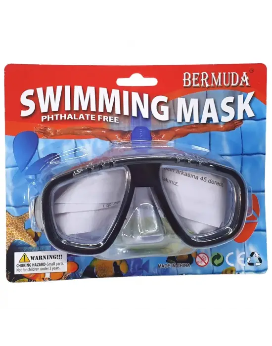 Omarı Çocuklar İçin Kartela Tek Maske - Renkli ve Eğlenceli Tasarım