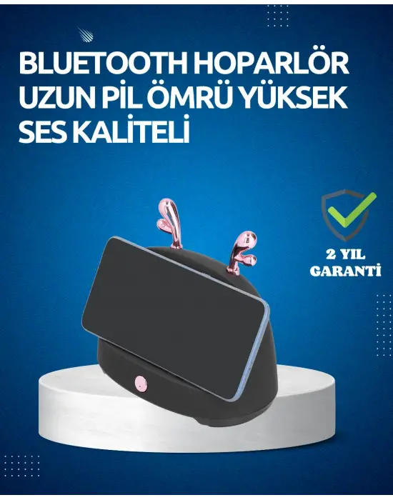 Akıllı Kablosuz Telefon Tutucu Ve Stereo Hoparlör – Kolay Kullanım Ve Yüksek Ses Kalitesi