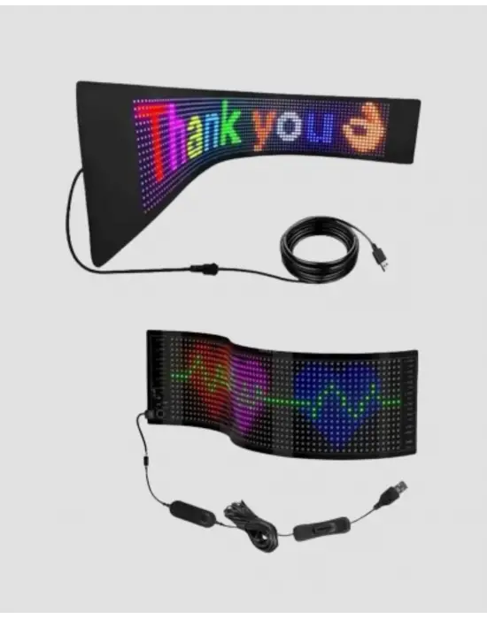 Akıllı Led Matrix Panel – Usb Bağlantılı, Kaydırmalı Yazı Ve Animasyon Desteği