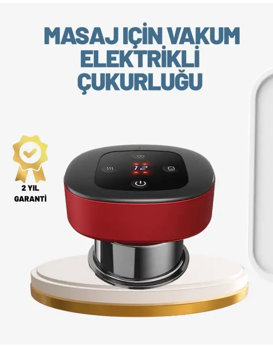 Akıllı Vakumlu Kupa Masaj Cihazı Ağrı Giderici Ve Rahatlatıcı Terapi