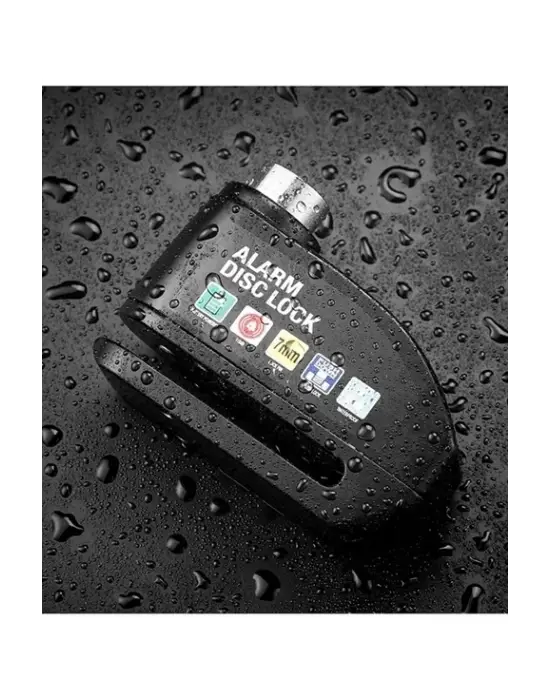 Alarmlı Disk Kilidi Motorsiklet Scooter Bisiklet Sesli Alarm 110 Desibel Yüksek Ses