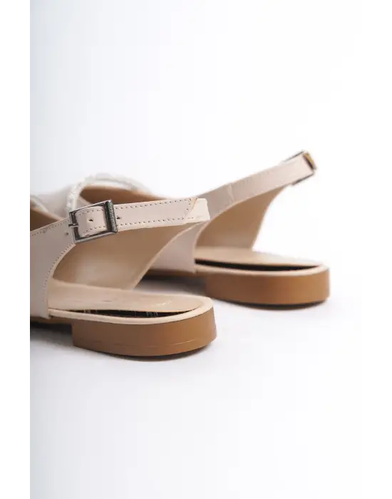 Trendy Tokalı Bayan Babet Ayakkabı