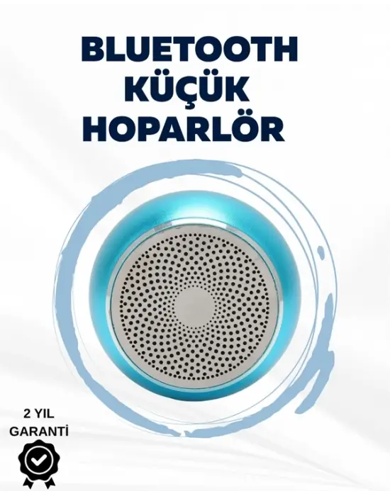 Alüminyum Gövdeli Mini Bluetooth Hoparlör – Dayanıklı Ve Şık Tasarım