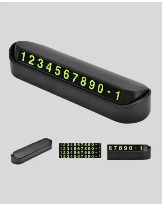 Alüminyum Kasa Gri Çevirmeli Araç İçi Telefon Numaratörü