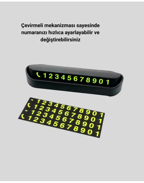 Alüminyum Kasa Gri Çevirmeli Araç İçi Telefon Numaratörü