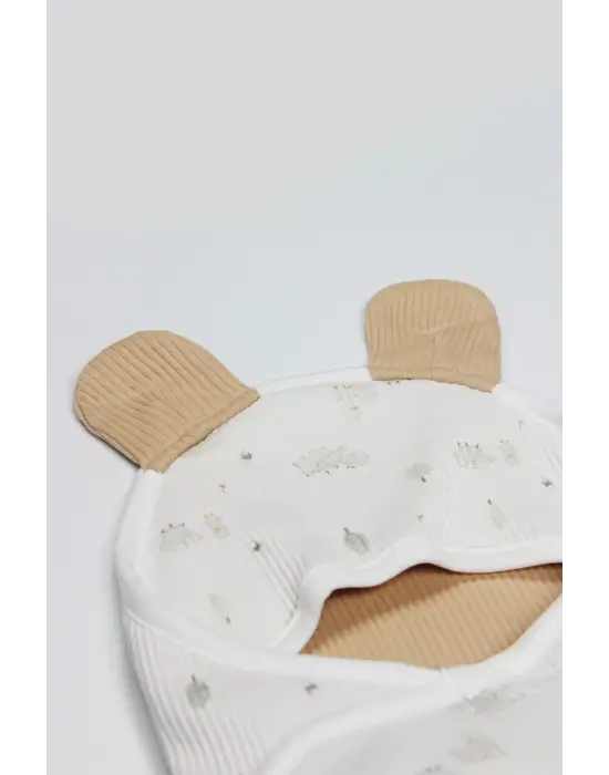 Always Dream Organik Bel Destekli Kundak 75101 Ekru Gri Siyah