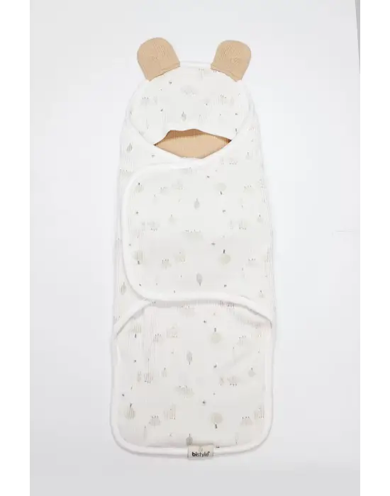 Always Dream Organik Bel Destekli Kundak 75101 Ekru Gri Siyah