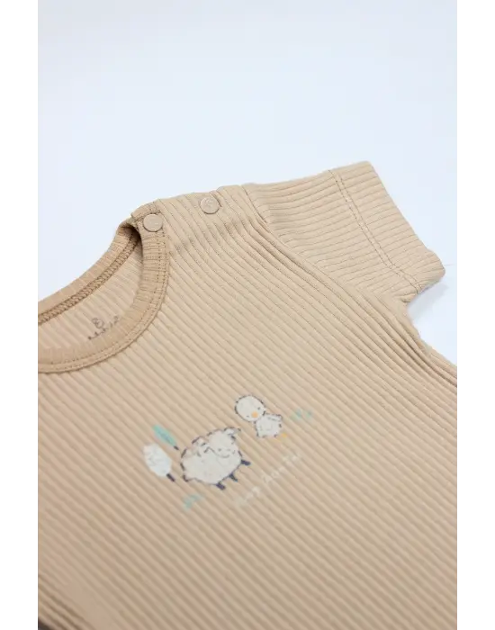 Always Dream Yarım Kol 2li Body 17114 Ekru Bej