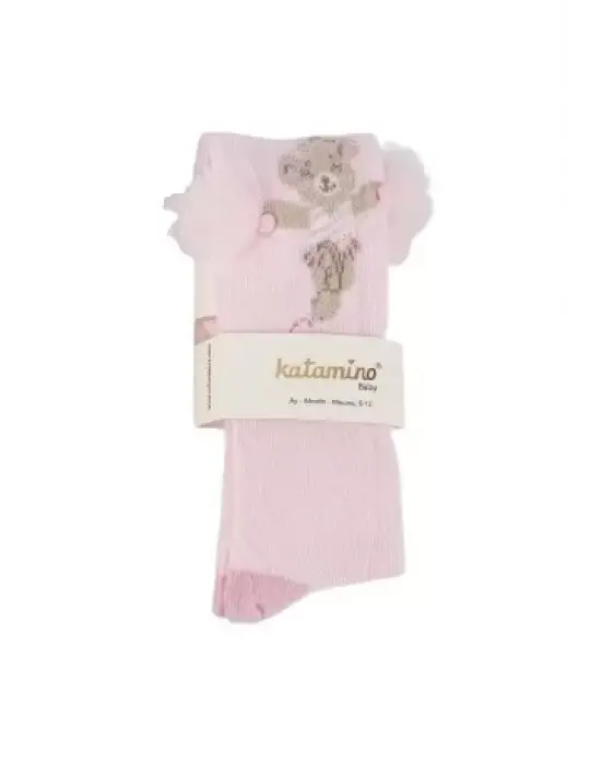 Omarı Çocuklar İçin Sevimli Desenli Külotlu Çorap Seti