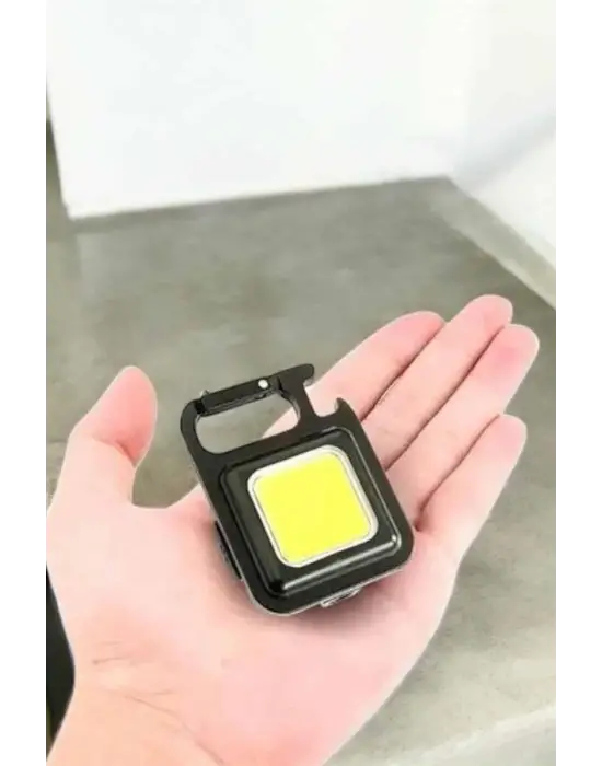 Anahtarlık Çok Amaçlı Mıknatıslı Taşınabilir Işık Led Şarjlı