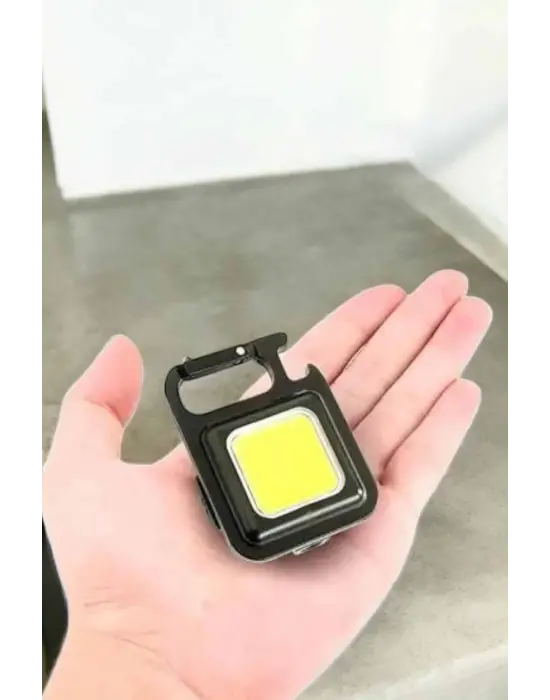 Anahtarlık Çok Amaçlı Mıknatıslı Taşınabilir Işık Led Şarjlı