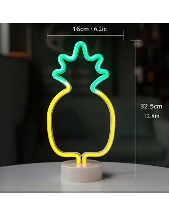 Ananas Neon Led Lamba