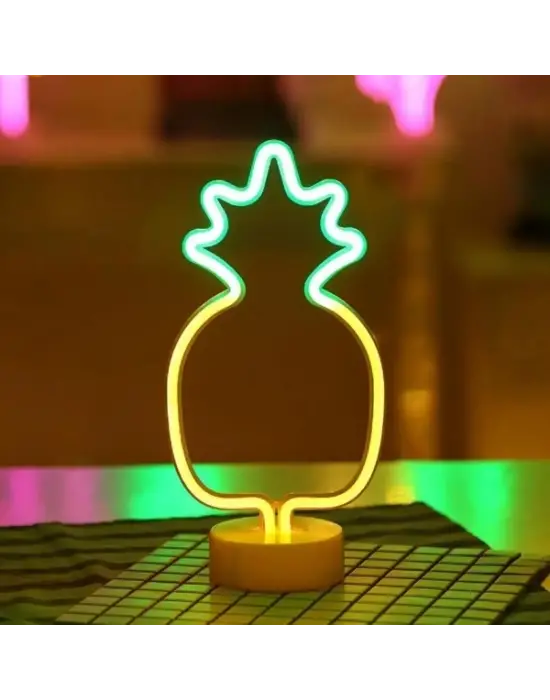 Ananas Neon Led Lamba