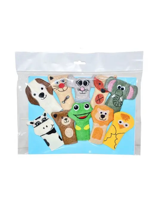 Omarı Eğlenceli Hayvan Parmak Kuklaları - Çocuklar İçin Oyuncak