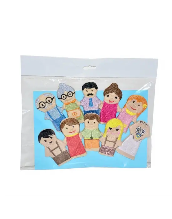 AND-5087 İnsanlar Parmak Kukla Seti -Anadolu Oyuncak