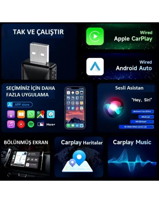 Android Car Play Adaptör