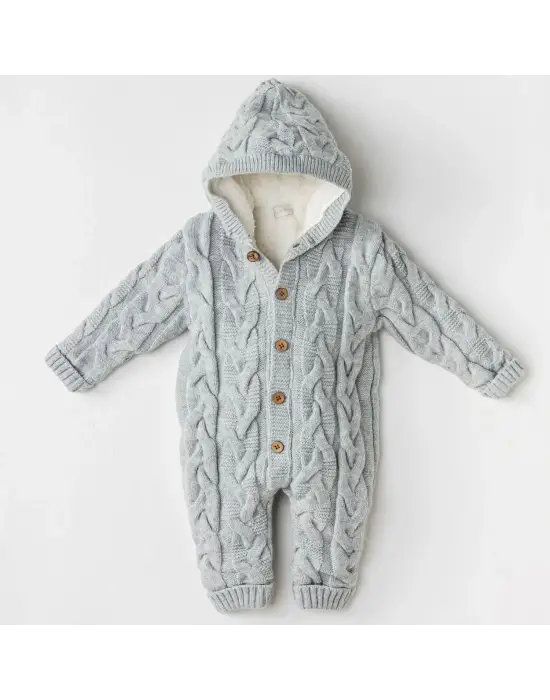 Andywawa AC24336 Knitwear Triko Bebe Kozmonot Grey Melange