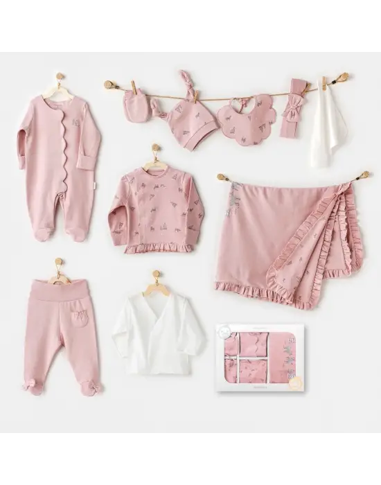 Omarı Yumuşak Kürklü 10lu Bebek Ayakkabı Seti