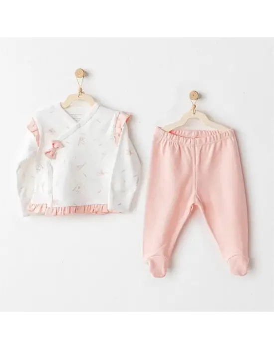 Omarı Love Family 2li Zıbın Set - Şahane Salmon Renk Seçeneğiyle