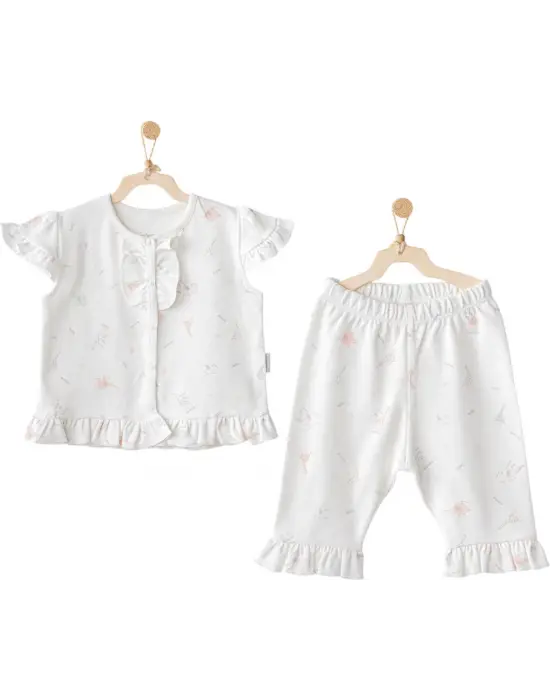 Andywawa AC25511 Love Family 2Li Bebe Takım Ekru