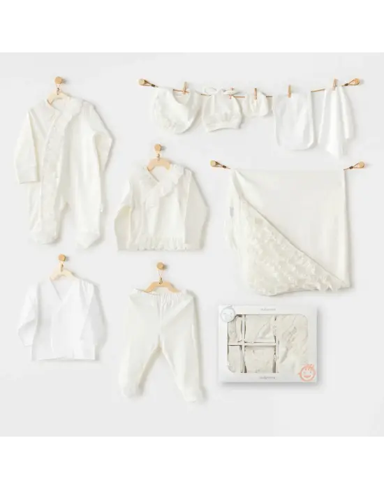 Omarı Şık Kız Hastane Çıkışı Takımı Ekru