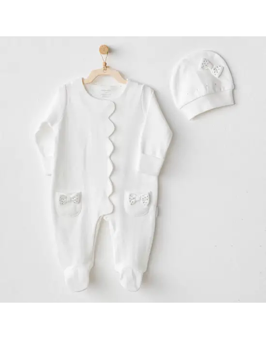 Andywawa Ac25823 Chic Girl Tulum Takım Ekru