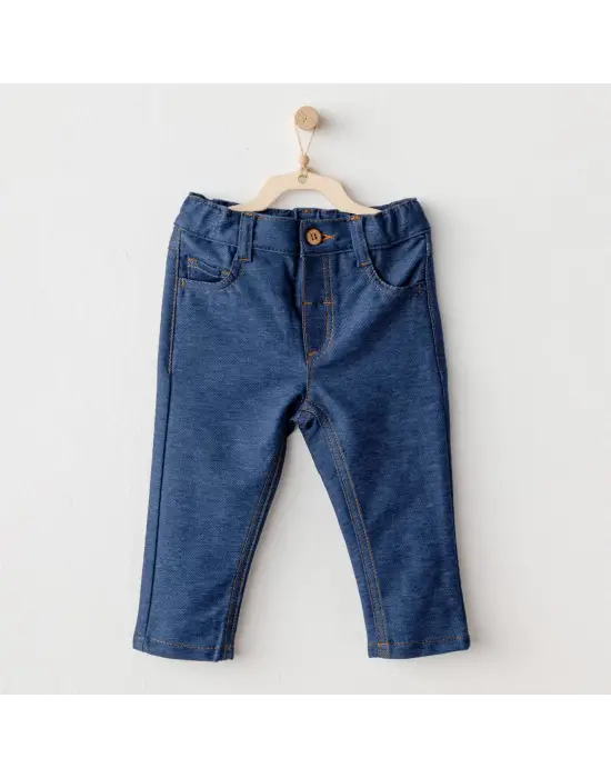 Omarı Rahat ve Şık Bebek Pantolonu - İndigo