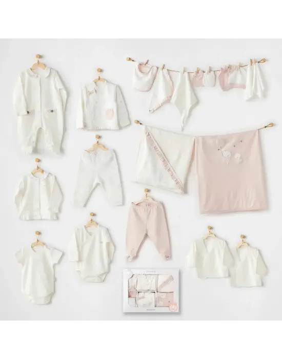 Andywawa AC25952 Ballerina 20 Parça Hastane Çıkışı Ekru