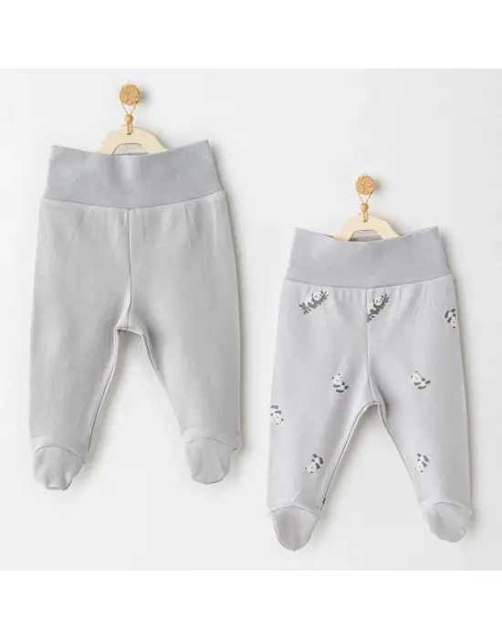 Andywawa AC26034 Keep Smiling 2li Pantolon Grey