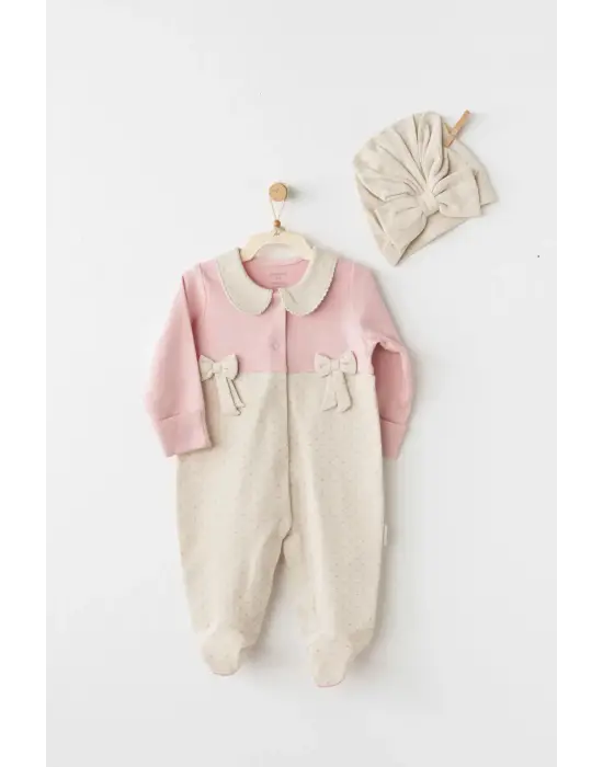 Omarı Özel Tasarım Pembe Tulum Takım