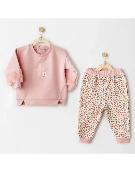 Andywawa AC26233 Little Leopard 2li Takım Pink