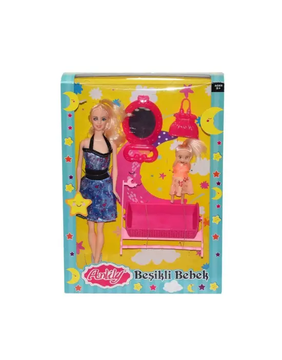 Omarı Oyuncak Bebek Beşiği - Eğlenceli ve Pratik Çözüm