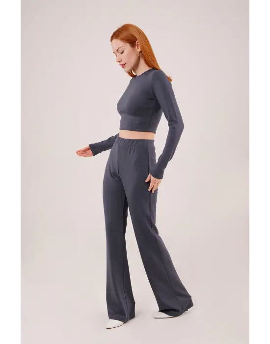 Omarı Antrasit Fitilli İkili Takım