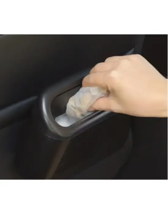 Araba Çöp Kutusu Kapaklı Organize Siyah Renk