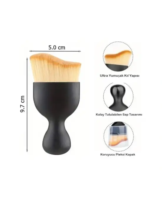 Araba Detay Temizlik Fırçası Yumuşak Kıllı