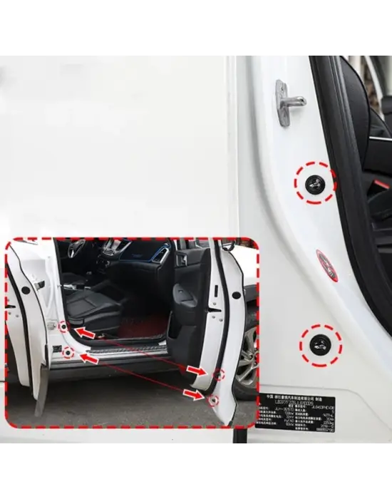 Araba Kapısı Darbe Emici Pad Seti